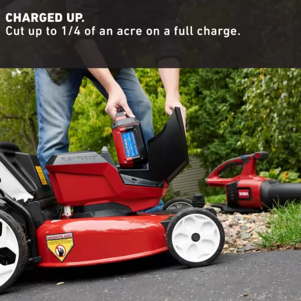 Toro Recycler 21 in. 60-Volt Lithium-Ion Cordless Battery Walk Behind Push Lawn Mower - 4.0 Ah Battery/Charger Included