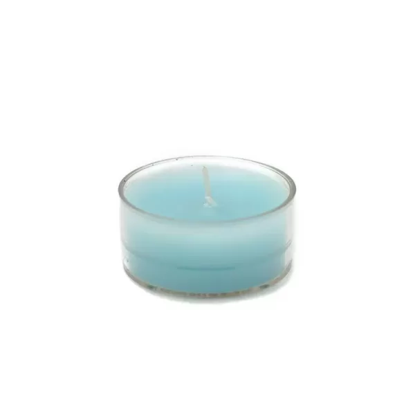 Zest Candle 1.5 in. Turquoise Blue Tealight Candles (50-Pack)