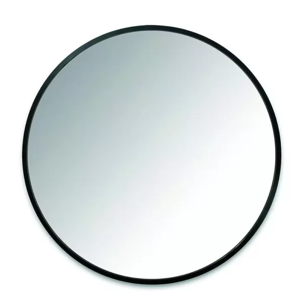 Umbra HUB Contemporary Mirror Black (24 in. H x 24 in. W)
