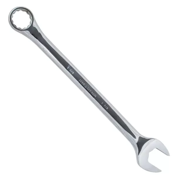 URREA 1-9/16 in. 12 Point Combination Chrome Wrench