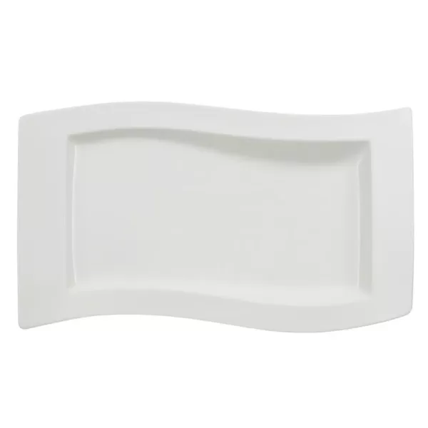 Villeroy & Boch NewWave White Porcelain 19.5 in. Rectangular Platter