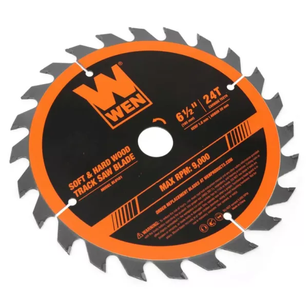 WEN 6.5 in. 24-Tooth Carbide-Tipped Track Saw Blade