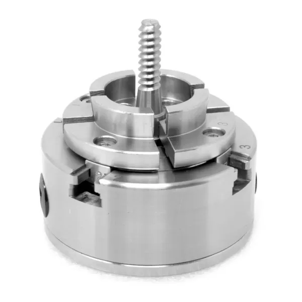 WEN 3.75 in. 4-Jaw Self-Centering Lathe Chuck Set with 1 in. x 8TPI Thread