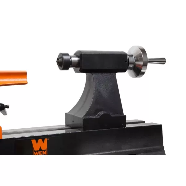 WEN 12 in. by 16 in. Variable Speed Multi-Directional Cast Iron Wood Lathe with 16 in. Capacity Bowl-Turning Back Plate