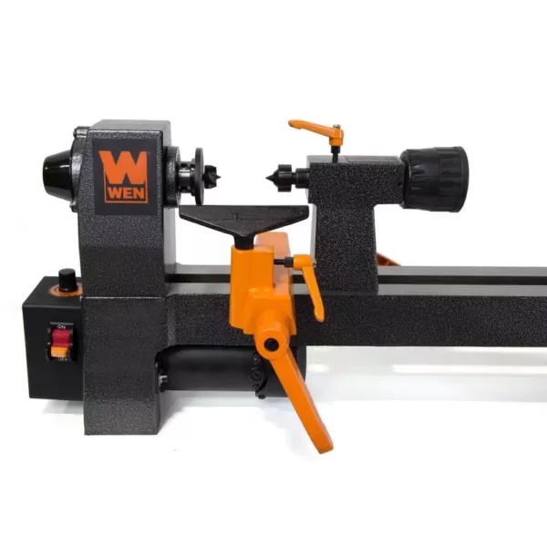 WEN 3.2 Amp 8 in. x 12 in. Variable Speed Mini Benchtop Wood Lathe