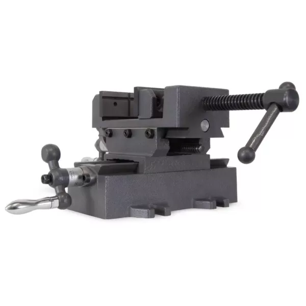 WEN 3.25 in. Compound Cross Slide Industrial Strength Benchtop and Drill Press Vise