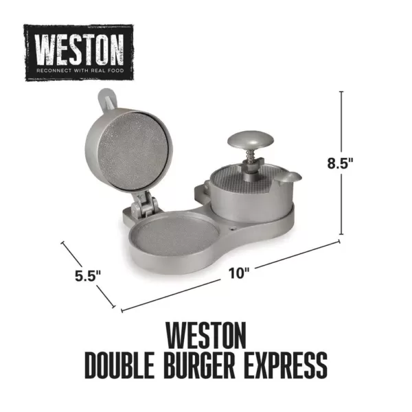 Weston Double Hamburger Press