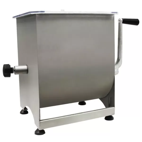 Weston Stainless Steel Manual Meat Mixer - 44 lb Capacity