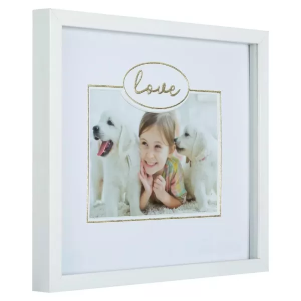Pinnacle One Happy Family White and Gold Picture Frame (Set of 6)