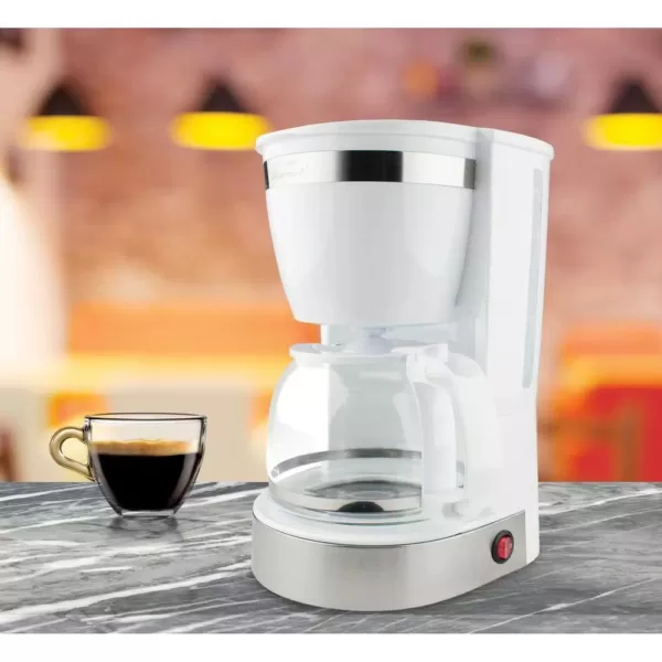 Brentwood Appliances 10-Cup White Coffee Maker