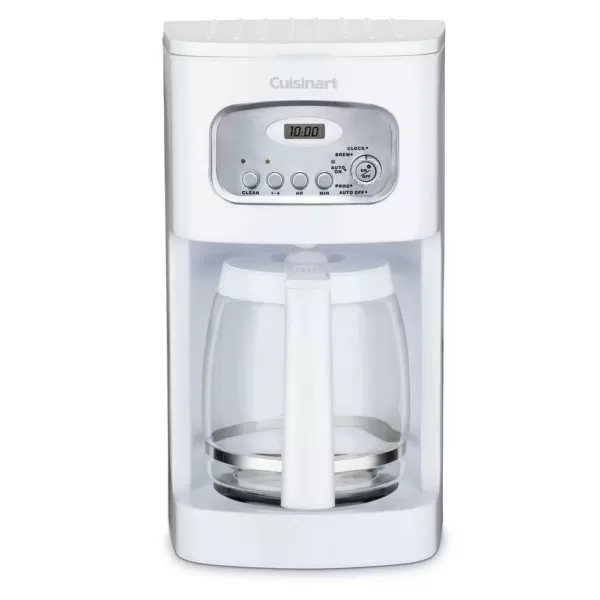 Cuisinart 12-Cup White Drip Coffee Maker with Carafe