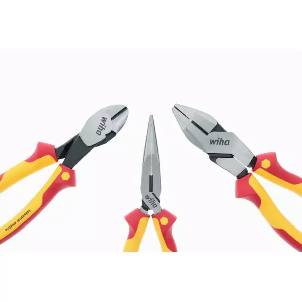 Wiha Insulated Pliers and Cutters Set (3-Piece)