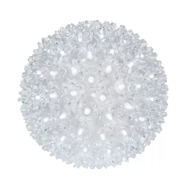 Wintergreen Lighting 6 in. 70-Light LED Cool White Decorative Starlight Sphere