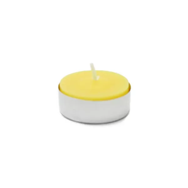 Zest Candle 1.5 in. Yellow Citronella Tealight Candles (100-Box)