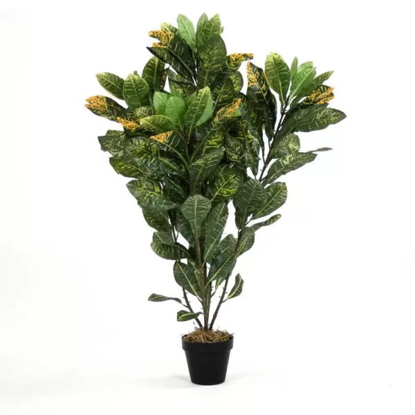Zentique Faux Green Leafed House Potted Plant